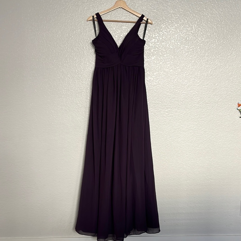 Bill Levkoff Purple Maxi Dress